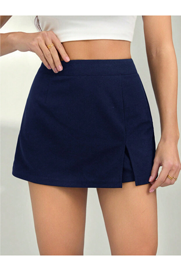 Slit Skirt Shorts Skirt