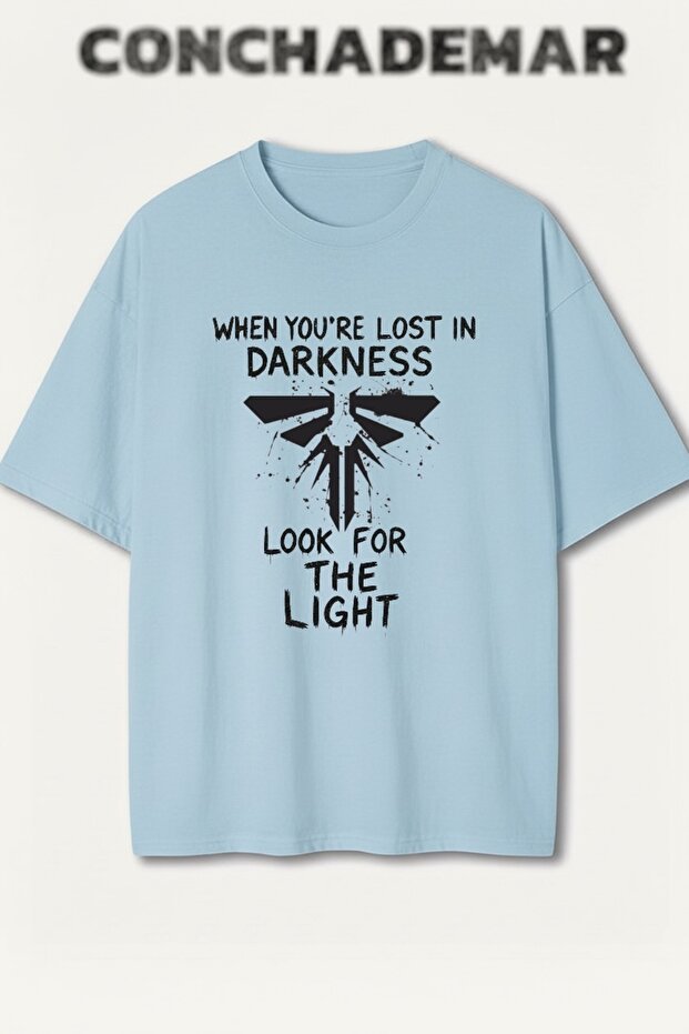 The Last of Us Printed Premium Oversize Cotton T-Shirt