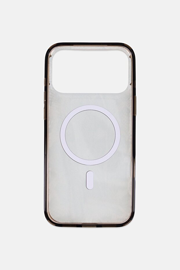 جراب هاتف آيفون 17 برو ماكس بنقشة جلد الثعبان مع تقنية ماج سيف، متعدد الألوان - 3