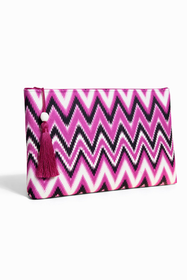 Zigzag desenli çanta - 1