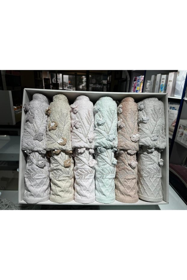 Fst. Queen Bamboo 12-Piece Anali Kizli Towel Set