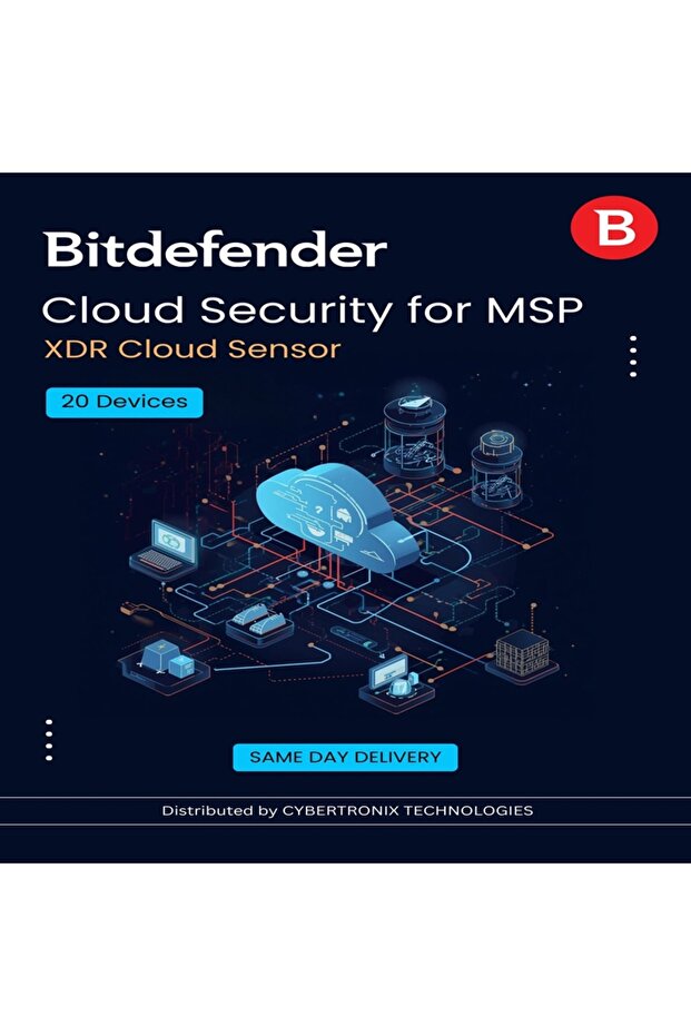 Cloud Security for MSP- XDR Cloud Sensor 20 Devices | Digital License| SAME DAY DELIVERY