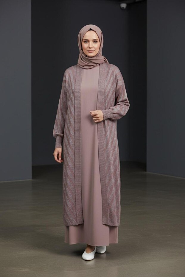 kendinden simli hırka - 1