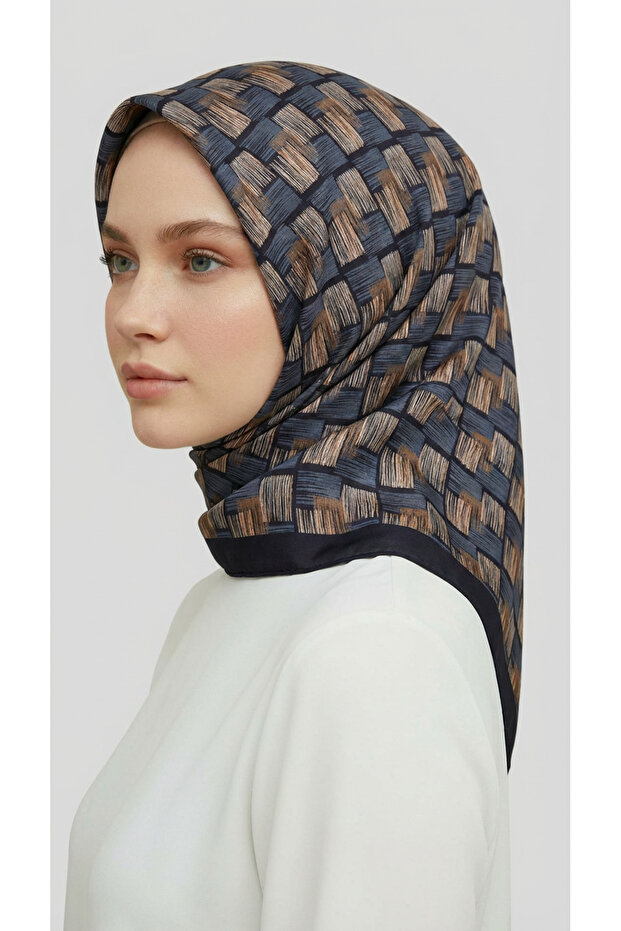 وشاح من الرايون بنمط الفسيفساء - 2