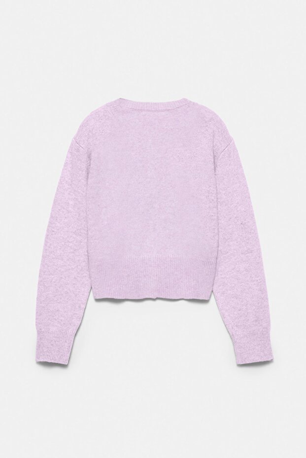 Kısa düğmeli hırka - 7