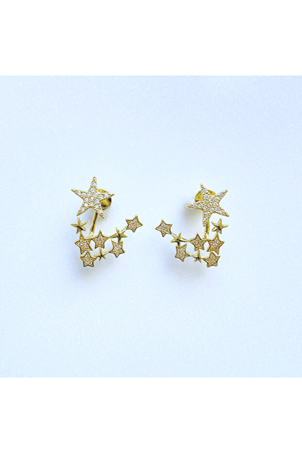 أقراط على شكل نجمة متعددة الجوانب - 2