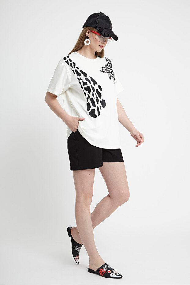 Zebra pattern Printed t-shirt - 3