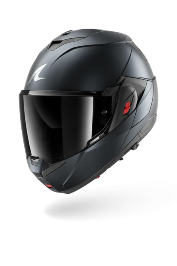 Oxo Dark Shadow Mat Çene Açılır Kask B16 - 4