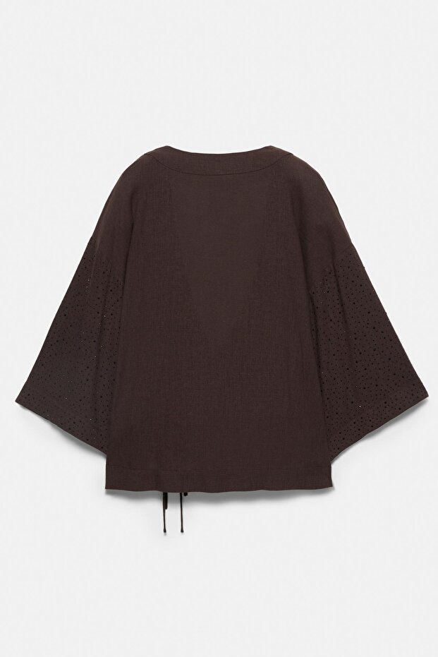 Parlak taşlı kimono - 4