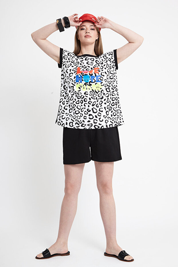 Leopard Pattern T-Shirt - 3