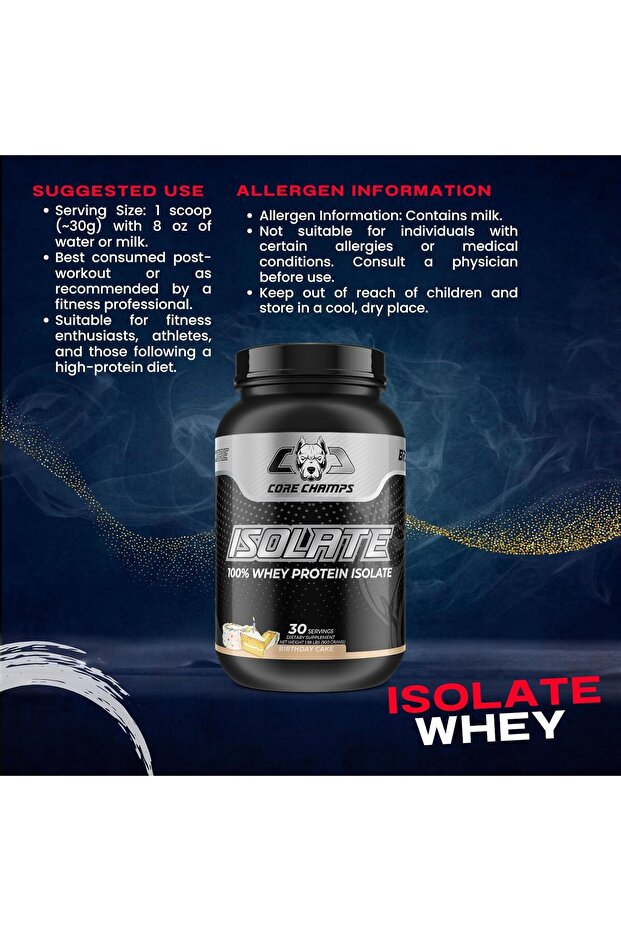 100% Isolate Delicious chocolate 2 lbs