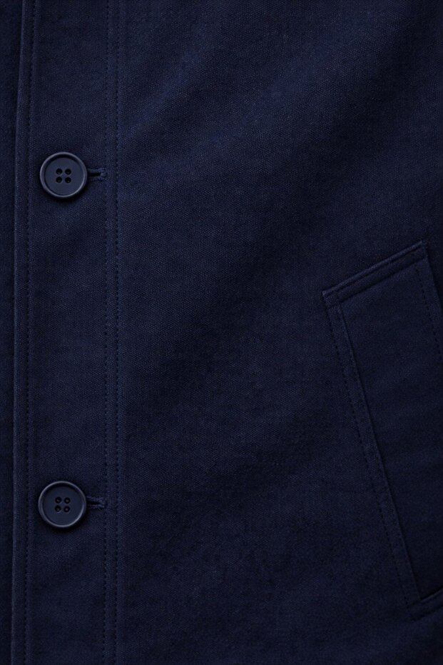 سترة موسمية مبطنة بتفاصيل أزرار أساسية - 4