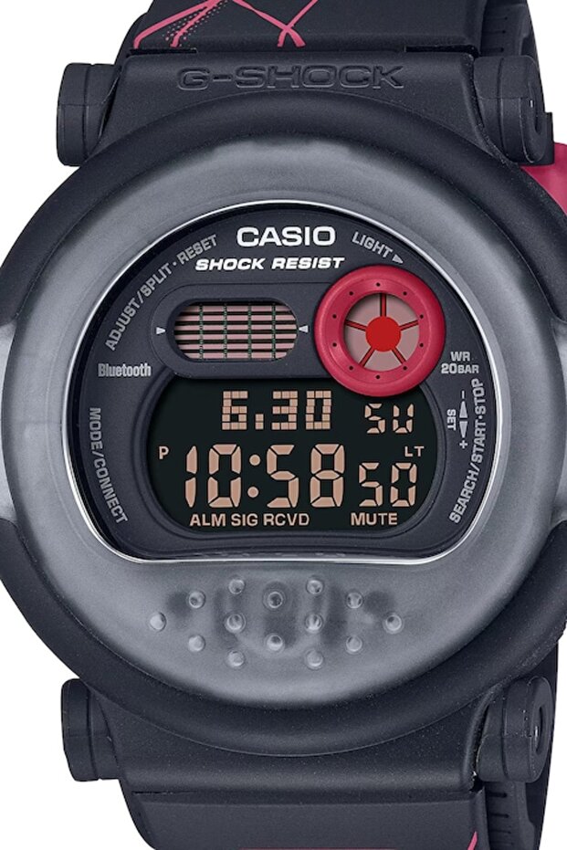 G-Shock Multi-Function Watch, Black, Red - 2