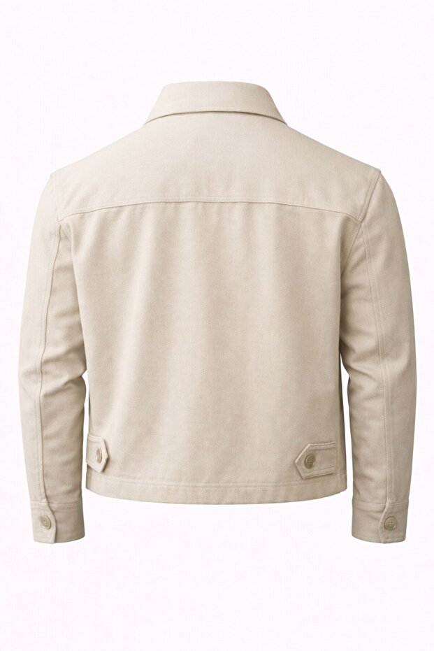 Basic Button Detailed Lined Seasonal Jacket - 2