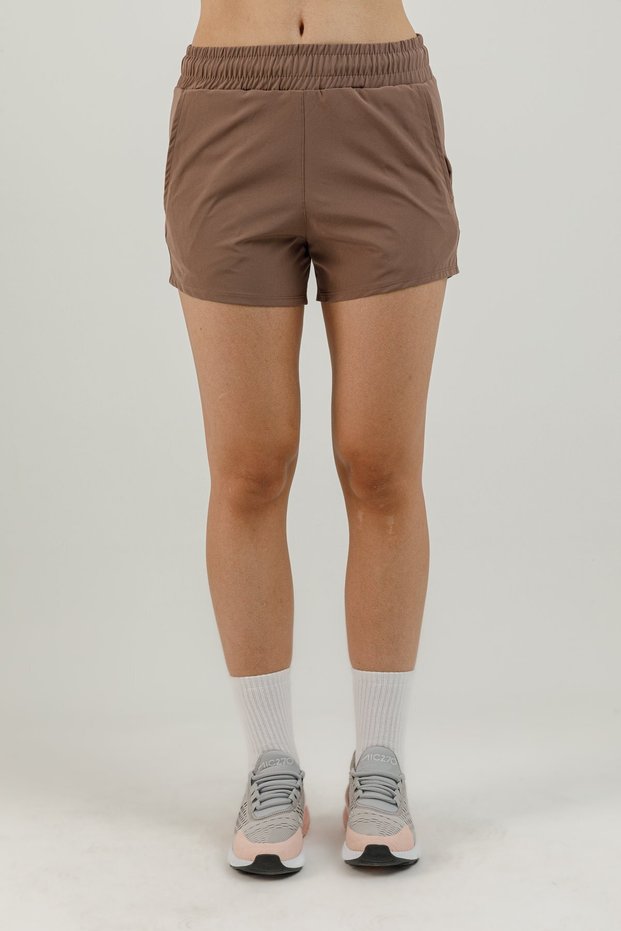 Sportswear Sri-04 Run H 16 cm Lined Underwear Supported Runner Women's Shorts Brown