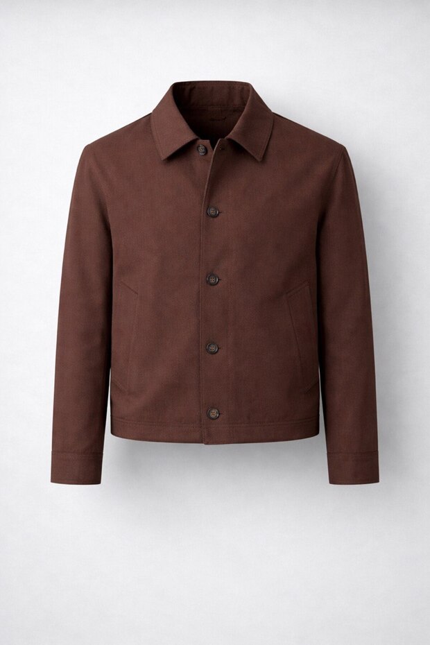 سترة موسمية مبطنة بتفاصيل أزرار أساسية - 2