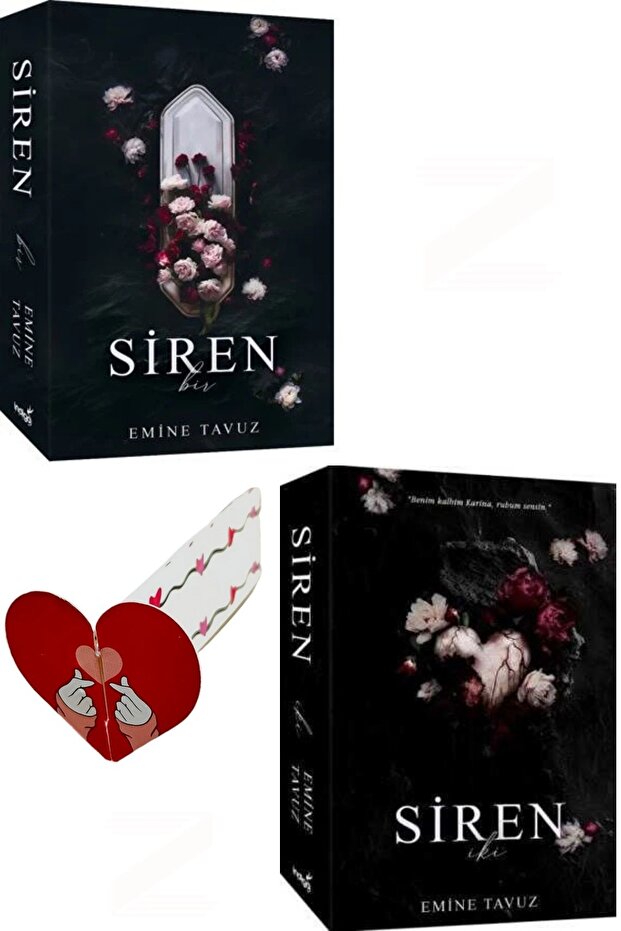 Siren 1 ve Siren 2(Karton Kapak)(Özel Tasarım Kalp Ayraç Hediye)
