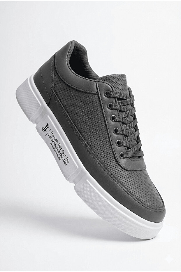 Zr-J-X20 Daily Comfortable Thick Sole Smoked Men's Sneaker