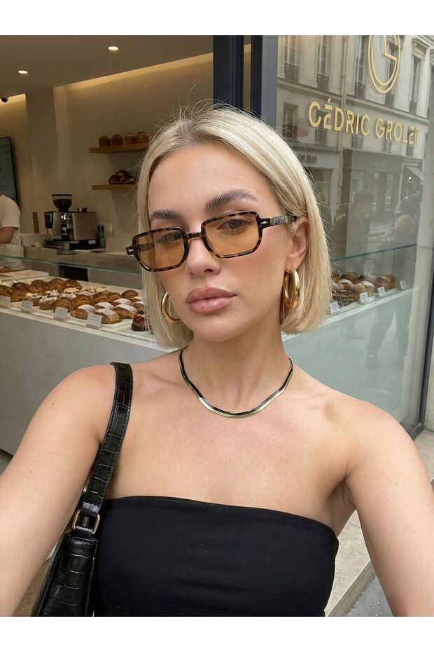 Women's Eden Sunglasses Uv400 Leopard Orange