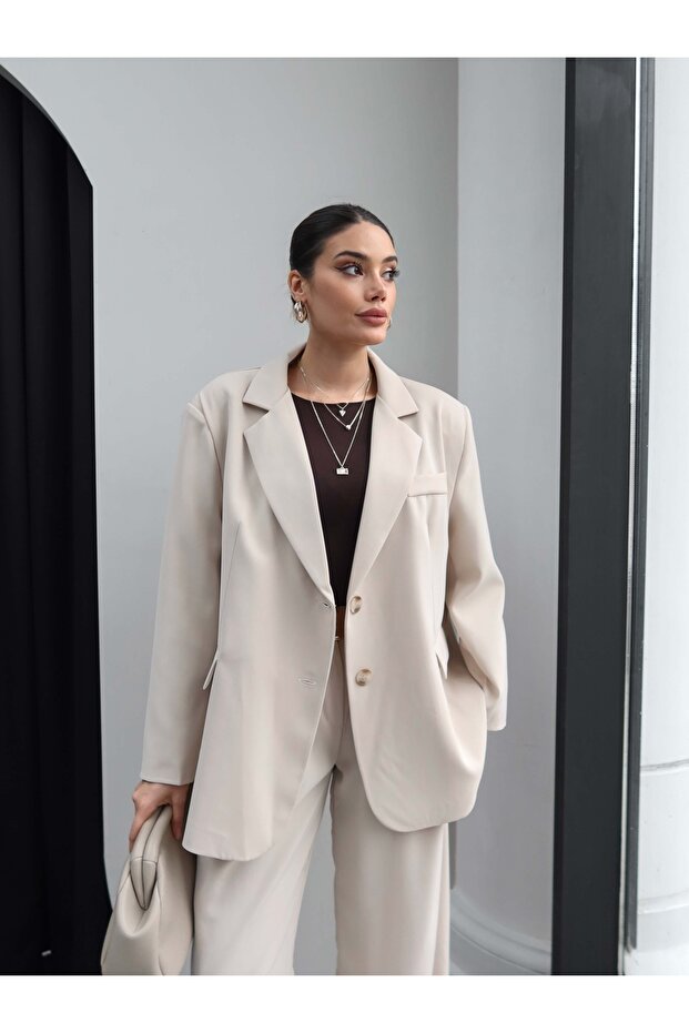 Oversize Blazer Ceket - 4