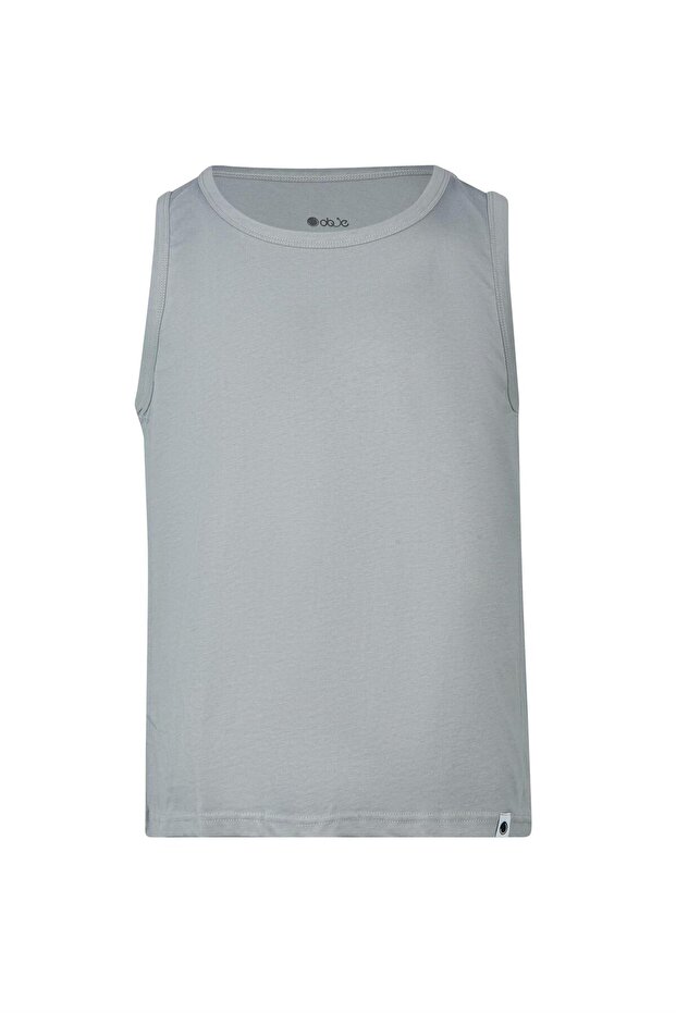 Men's Gray Single Jersey Sports Athlete Shirt