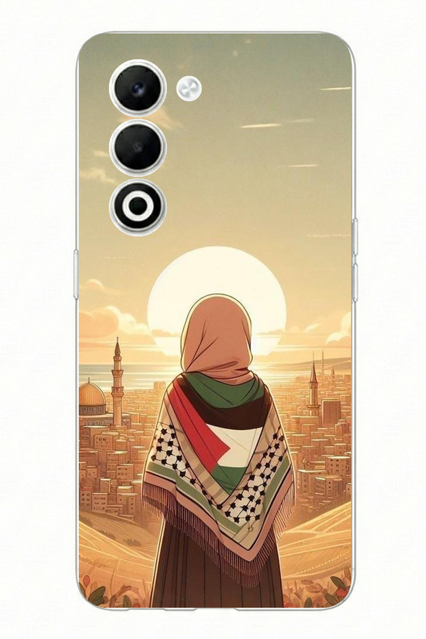 Oppo A5 4g Compatible Filistine Freedom Girl Printed Silicone Case