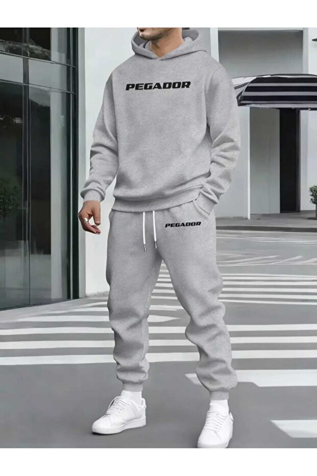 Unisix Printed I Oversized Sweatahırt -Eşofman Altı 2Li Takım