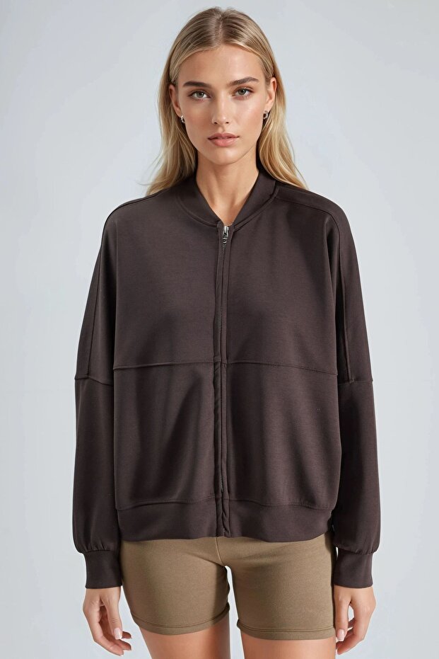 سترة BUSEM بسحّاب من المودال - 7