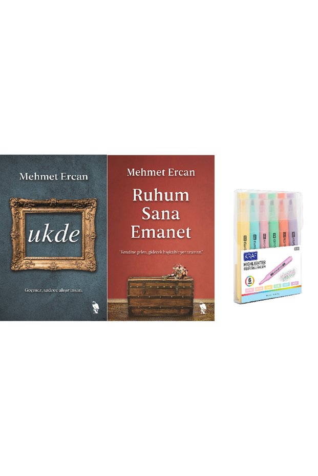 Ukde + Ruhum Sana Emanet 2 Kitap Set (Pencil Set Hd)