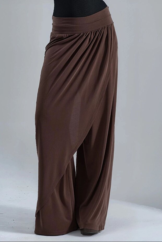 BUSEM Geniş Paçalı Salvar Pantolon - 1