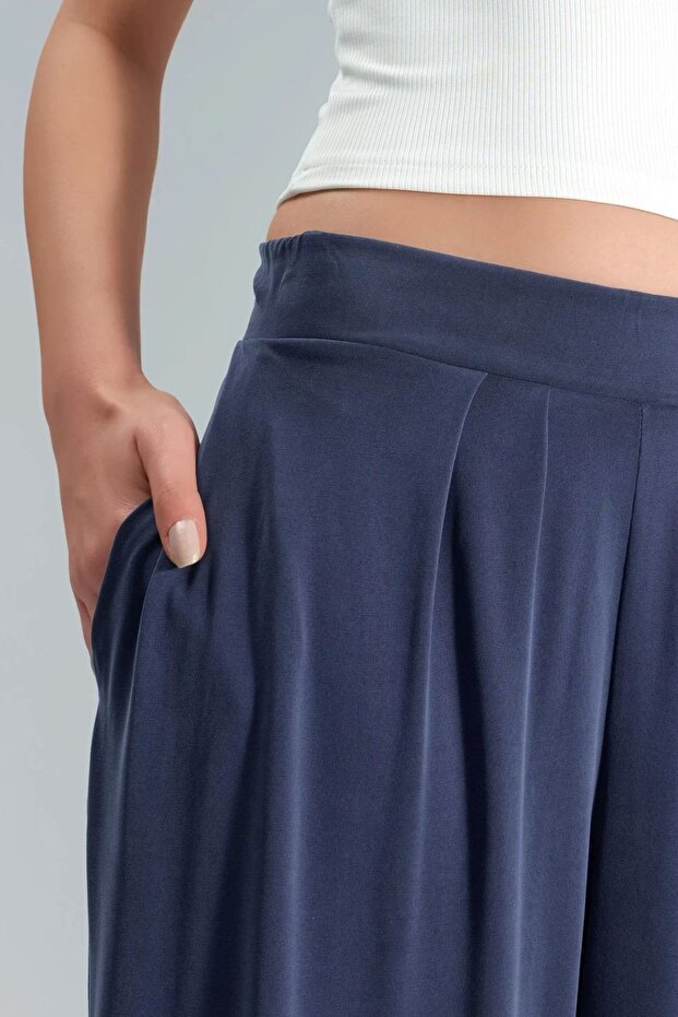 BUSEM Pileli Şalvar Pantolon - 5