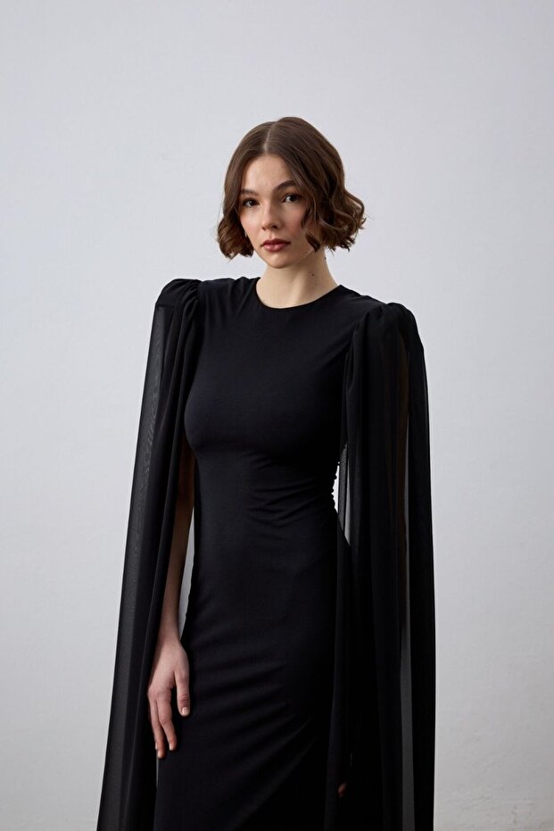 Nera Maxi Elbise - 5