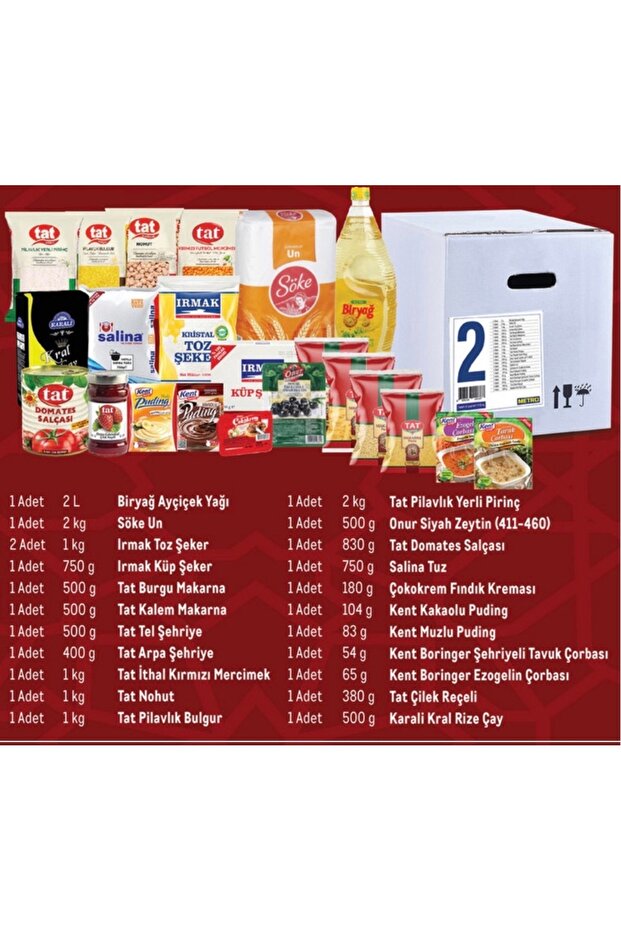 Ramazan Kolisi 2 Numara 22 çeşit - 1