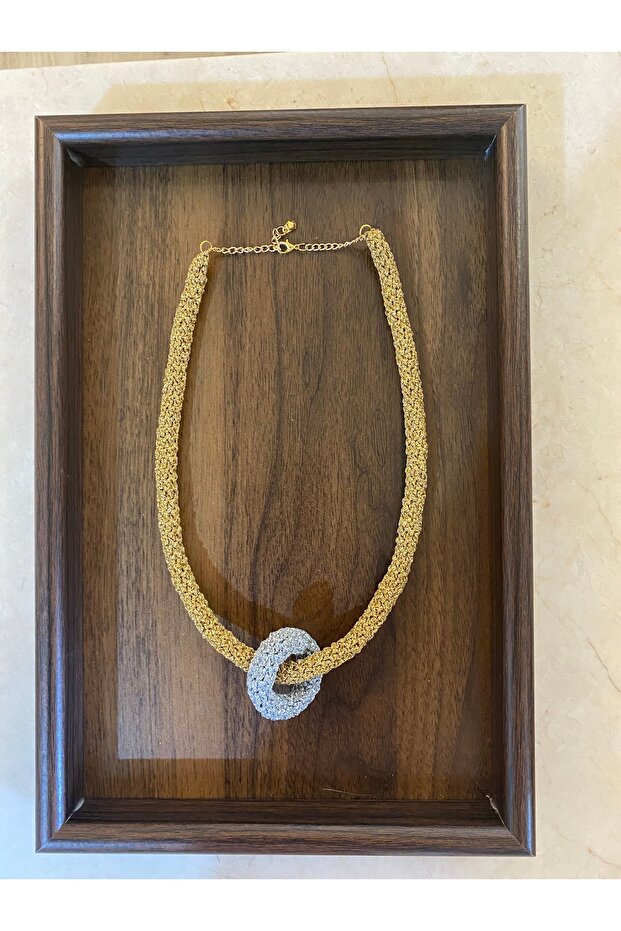 Gold Halat Model Kolye - 3