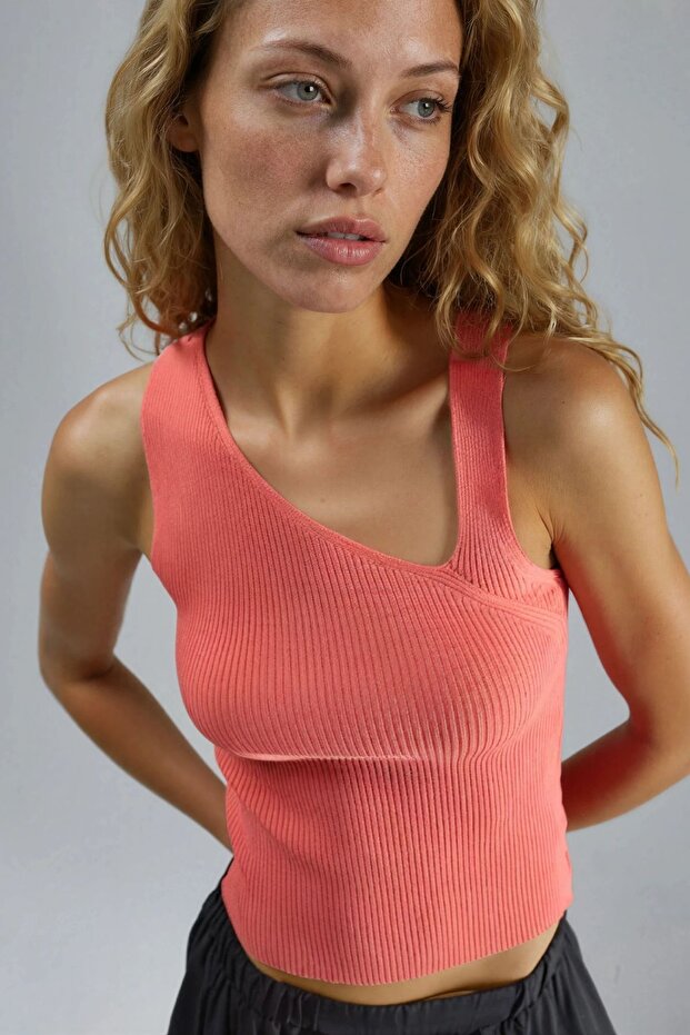 My Fashion V-Neck Ribbed Sweater
