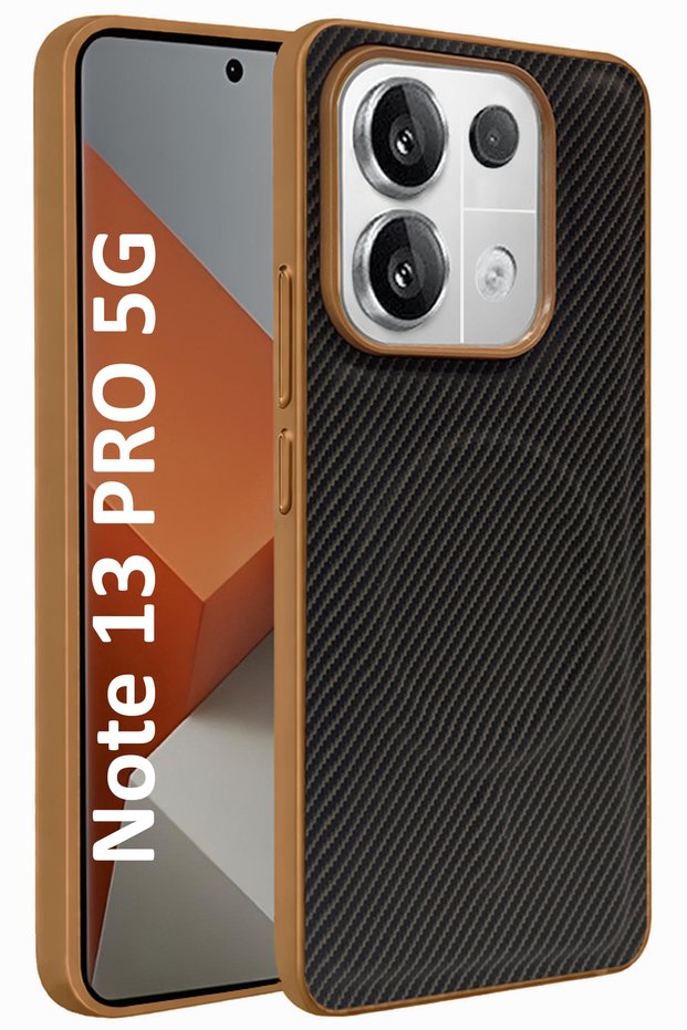 Redmi Note 13 Pro 5g Case Magsafe Carbonfiber Patterned Silicone Cover