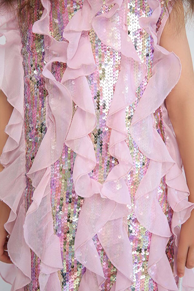 فستان كشكشات الترتر - 2