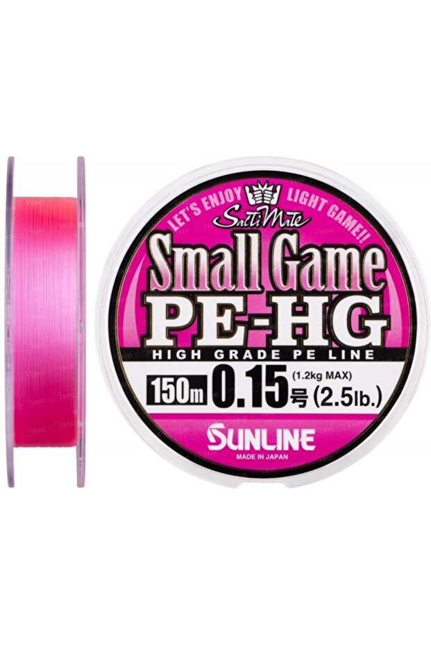خيط صيد صغير من نوع Sunline PE-HG بطول 150 متر، خيط Lrf بسمك 0.15 PE
