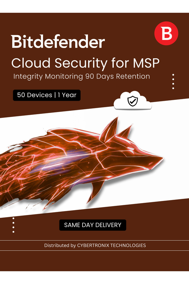 Cloud Security MSP-EDR Data Retention 90 days 50 Devices| Digital Lic| SAME DAY DELIVERY
