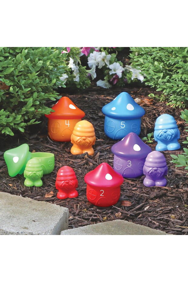 Sorting and counting game - Dwarf houses - 4