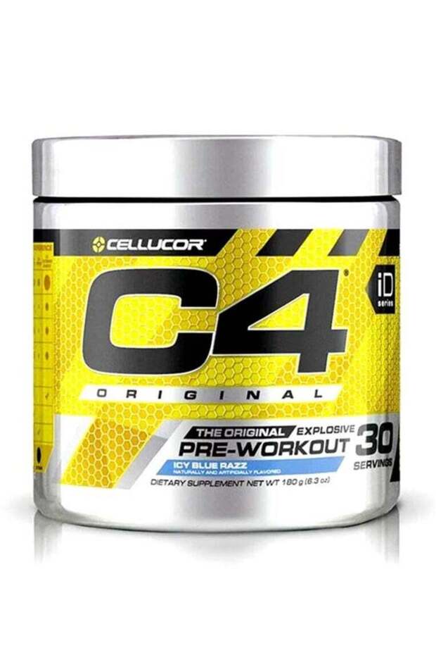 C4 Pre-Workout, Icy Blue Razz Flavor