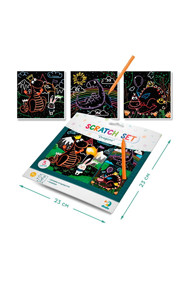 Creative Scraping Set - Dragons - 2