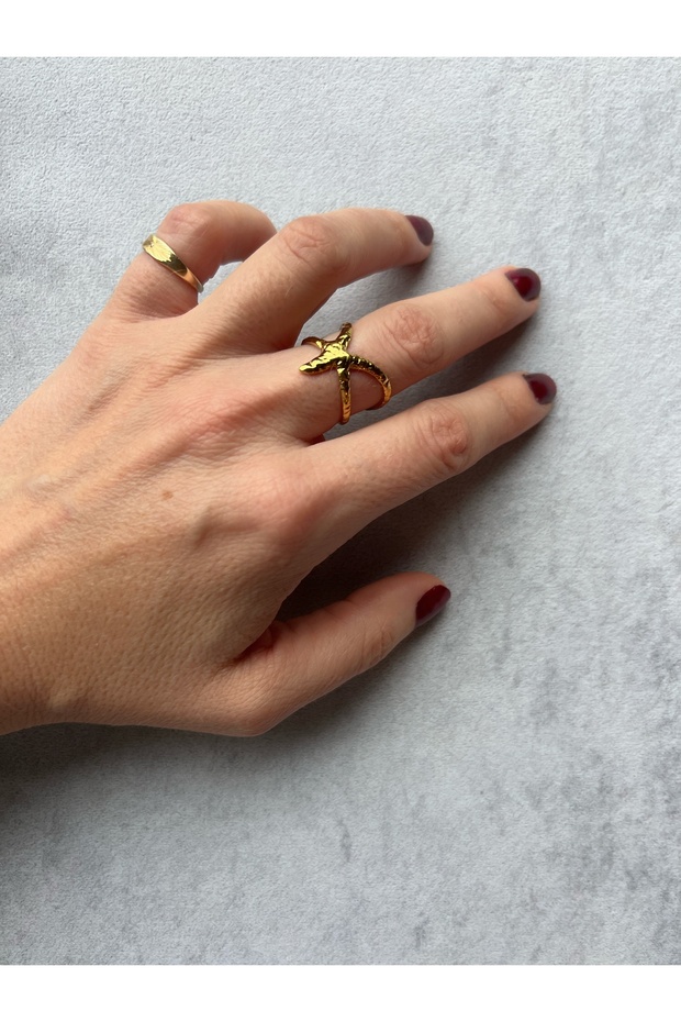 خاتم على شكل نجم البحر قابل للتعديل - 3