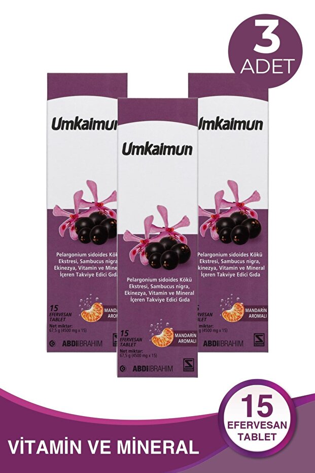 15 Efervesan Tablet 3 Adet - 1