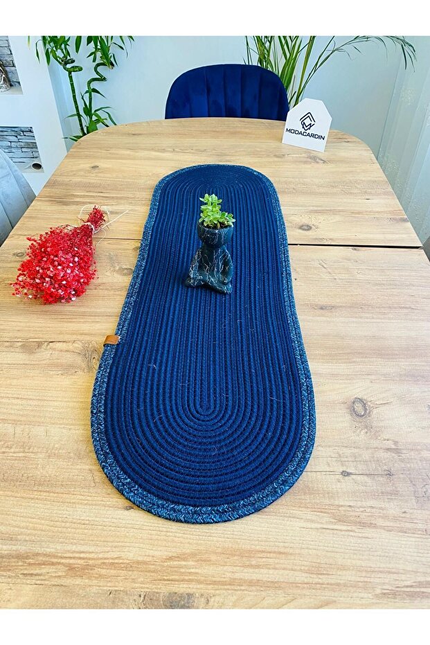 Jute, Wicker, Decorative Tablecloth, Runner 30X80 Cm, American Service, Coffee Table Cover, Bohemian Style