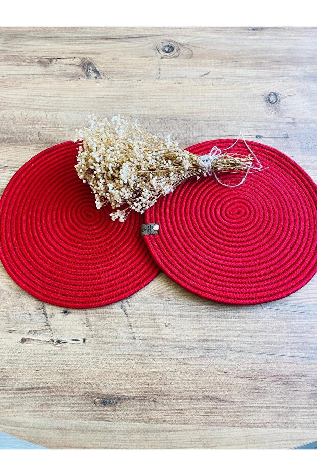Presentation Plate Mat Jute Placemat American Service Set of 2