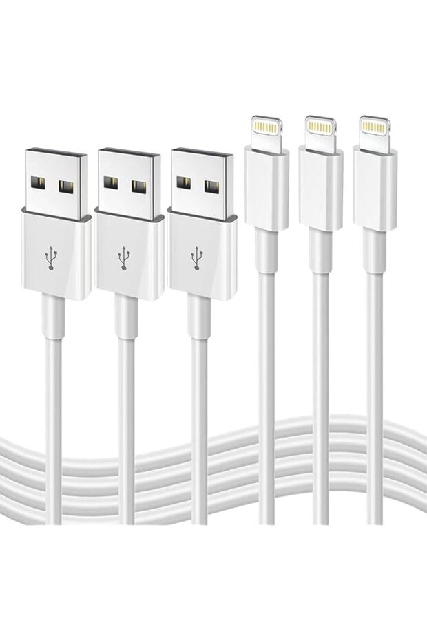 iPhone Fast Charging Cable [Apple MFi Certified] 3-Pack 3FT Lightning to USB Cable iPhone Charger Cord Compatible