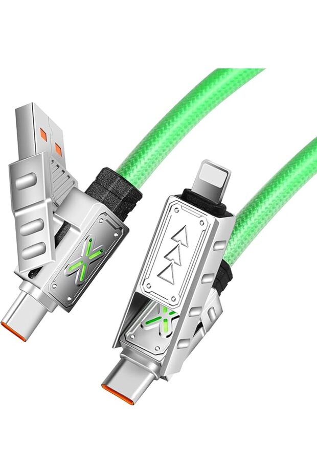 240W 4-in-1 Multiple Charging Cable, Super Fast 150cm Charger Cord with 480Mbps Data Transfer, Compa