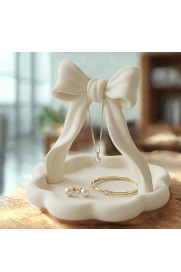 Jewelry Organizer Ribbon-Shaped Cute Gift