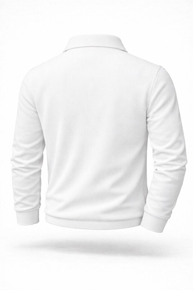 سترة موسمية أساسية ذات خطوط مخططة ذاتياً - 4